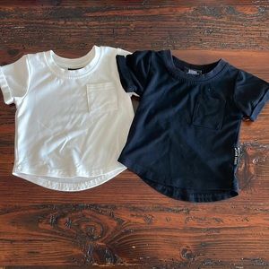 Black and white Little Bipsy T’s